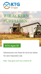 Mobile Screenshot of ktg-agrar.de