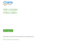 Tablet Screenshot of ktg-agrar.de